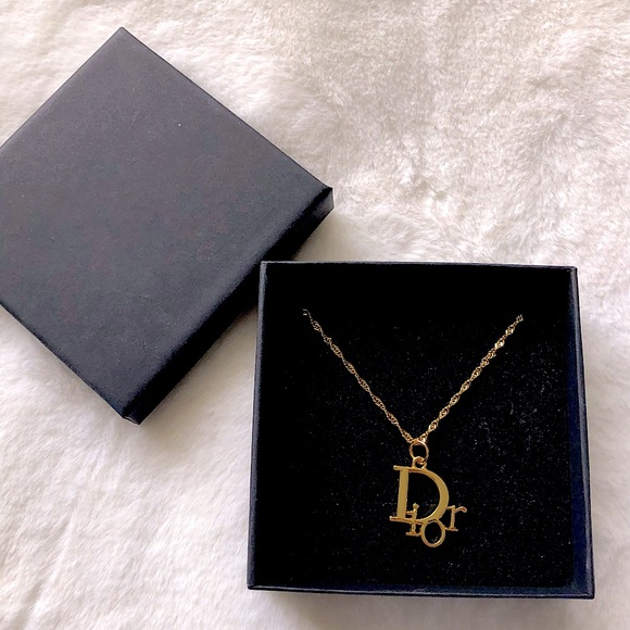 Dior Jewelry - Dior repurposed logo monogram gold chain necklace